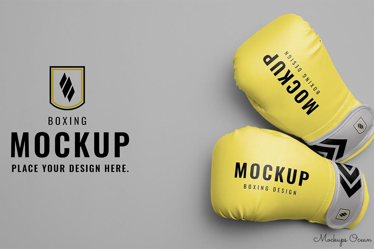 Boxing Gloves Mockup