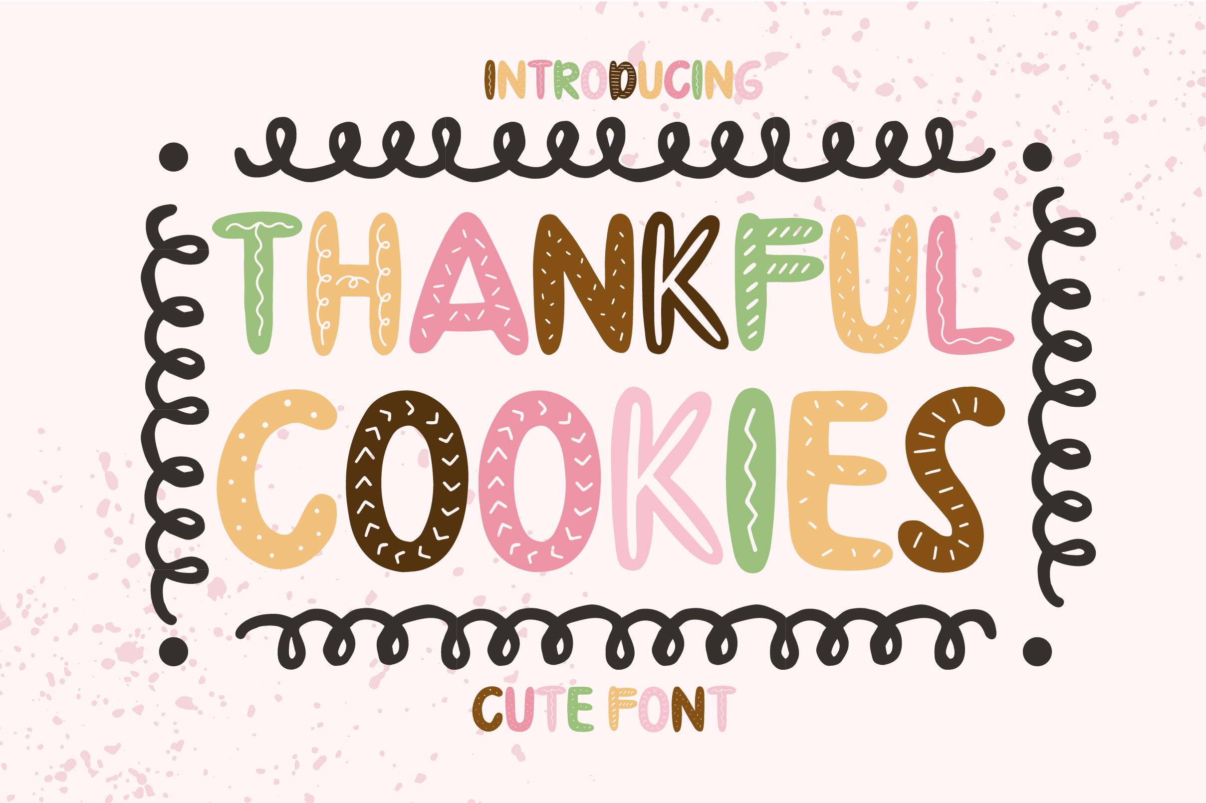 Thankful Cookies Font