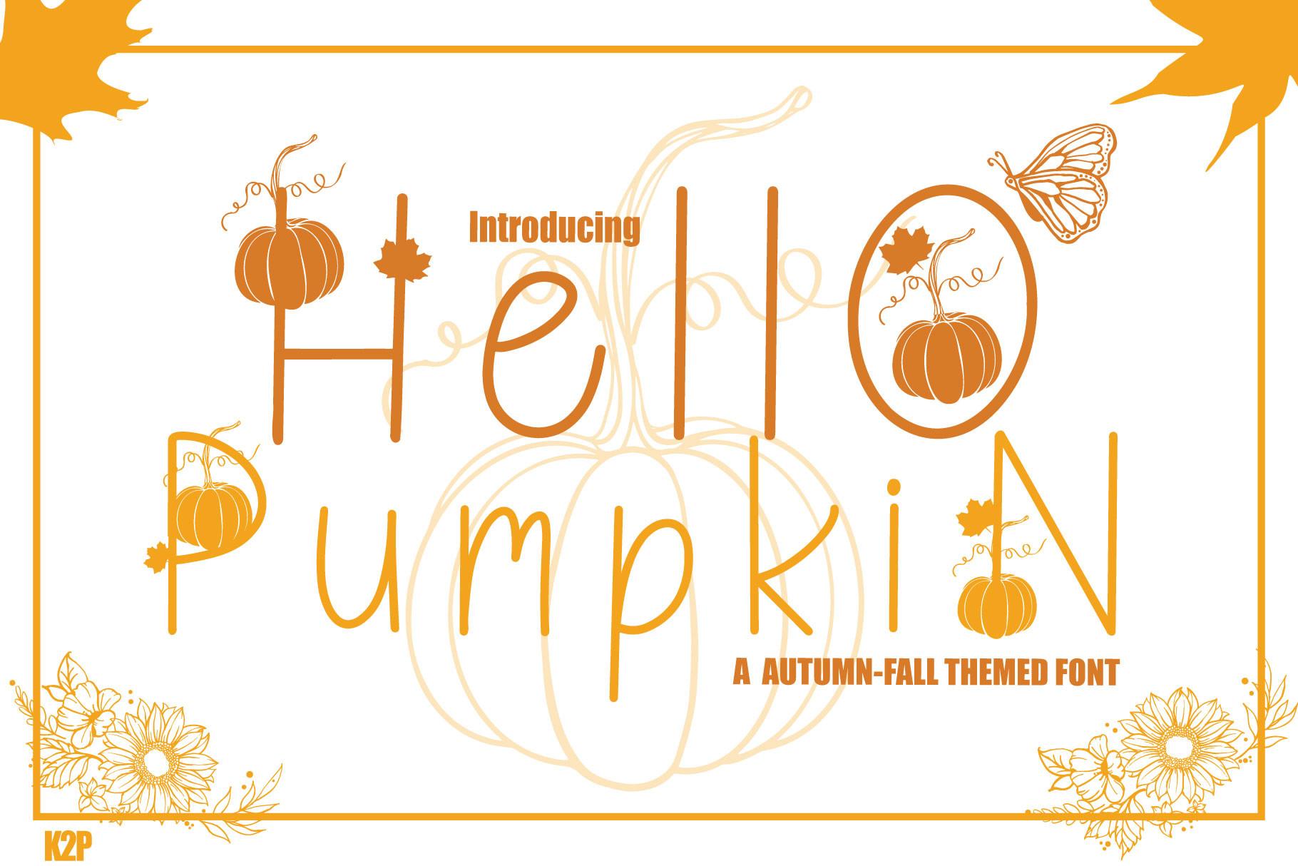 Hello Pumpkin Font