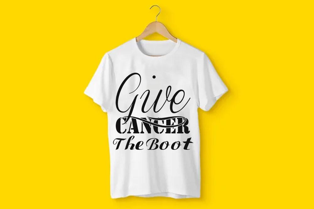 Breast Cancer SVG Design, Give Cancer Th