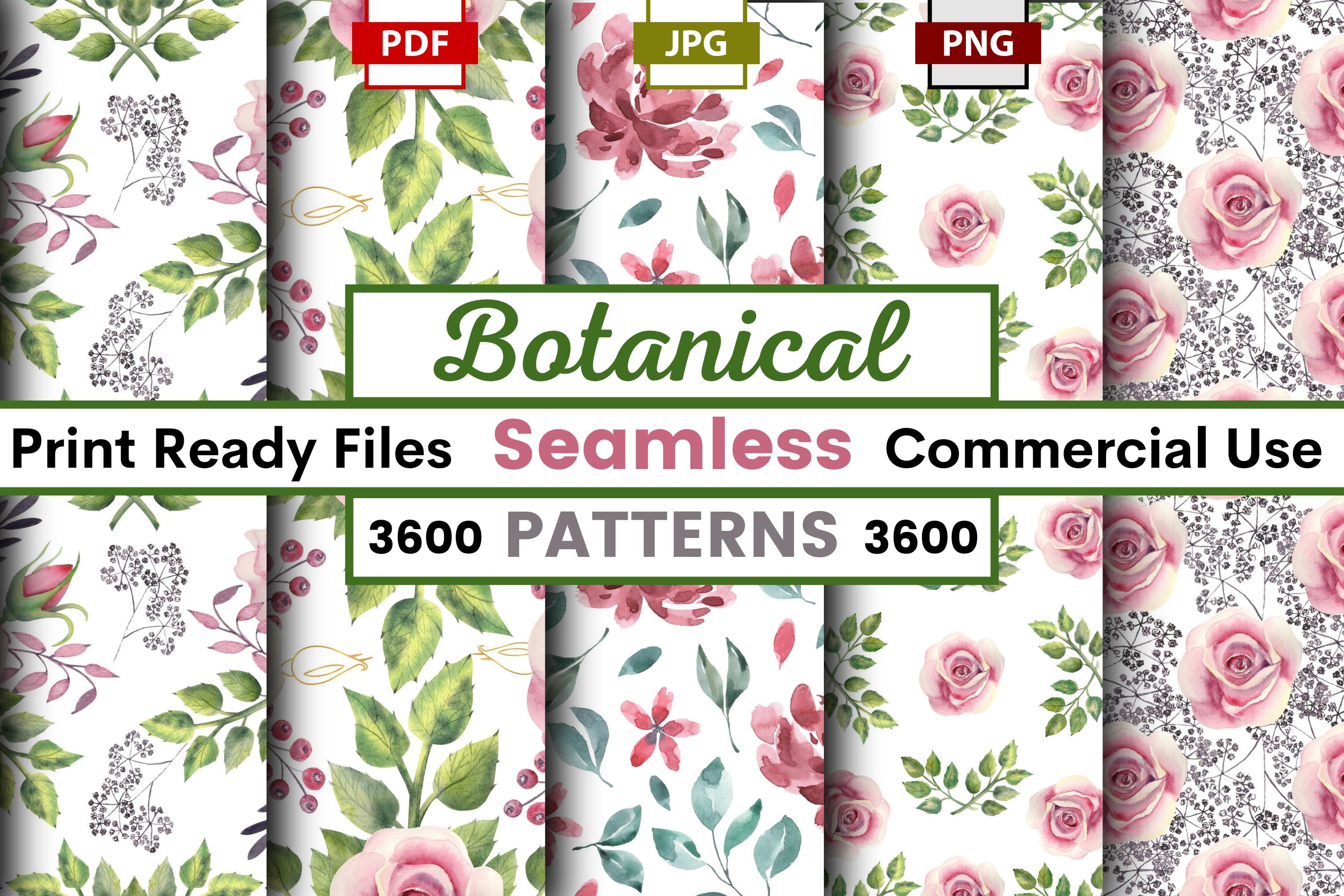 Botanical Seamless Patterns