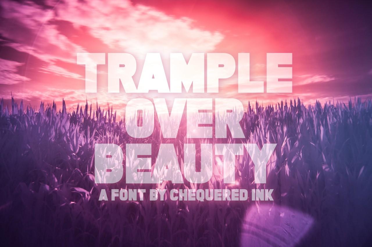 Trample over Beauty Font