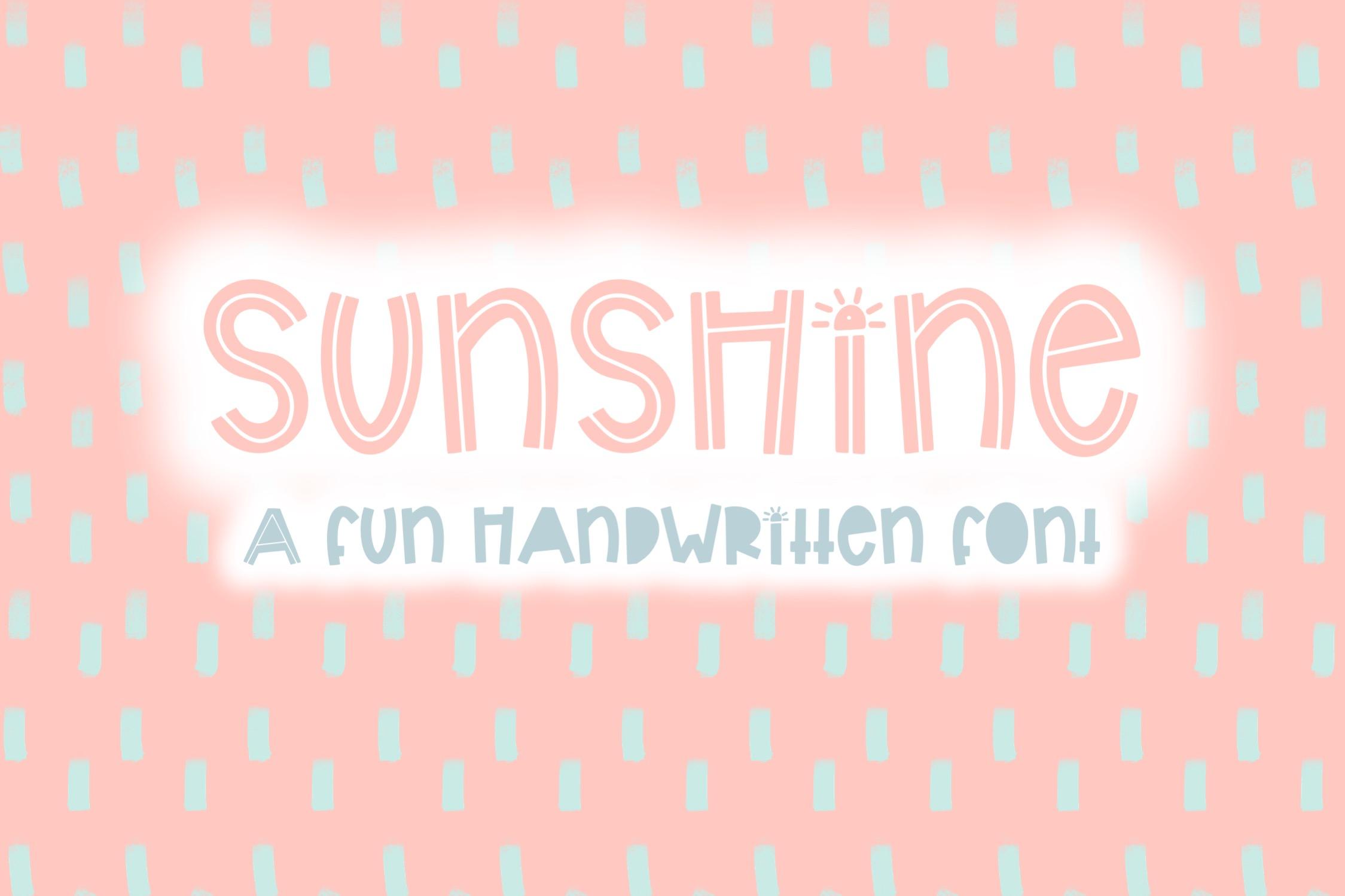 Sunshine Font