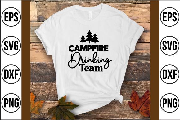 Campfire Drinking Team Svg Design