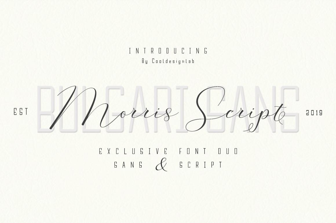 Morris Duo Font