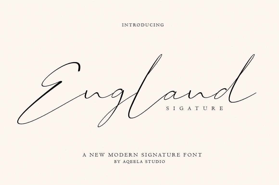 England Font