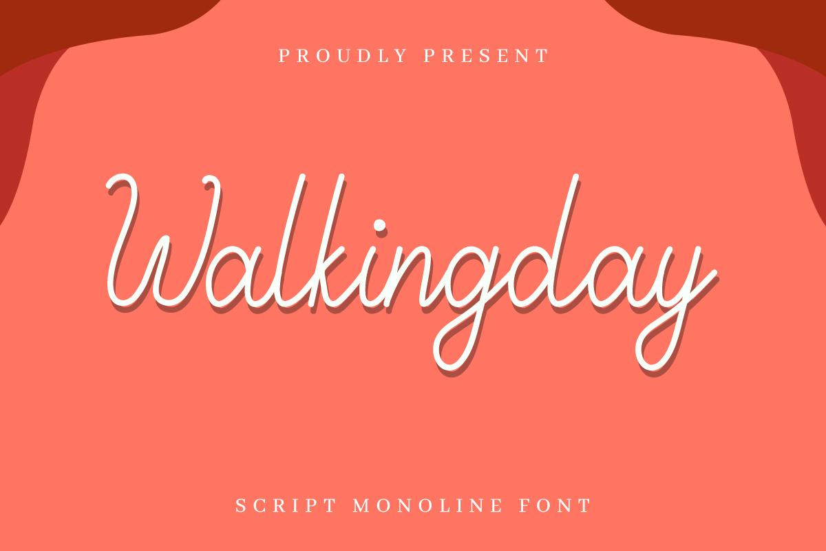 Walkingday Font