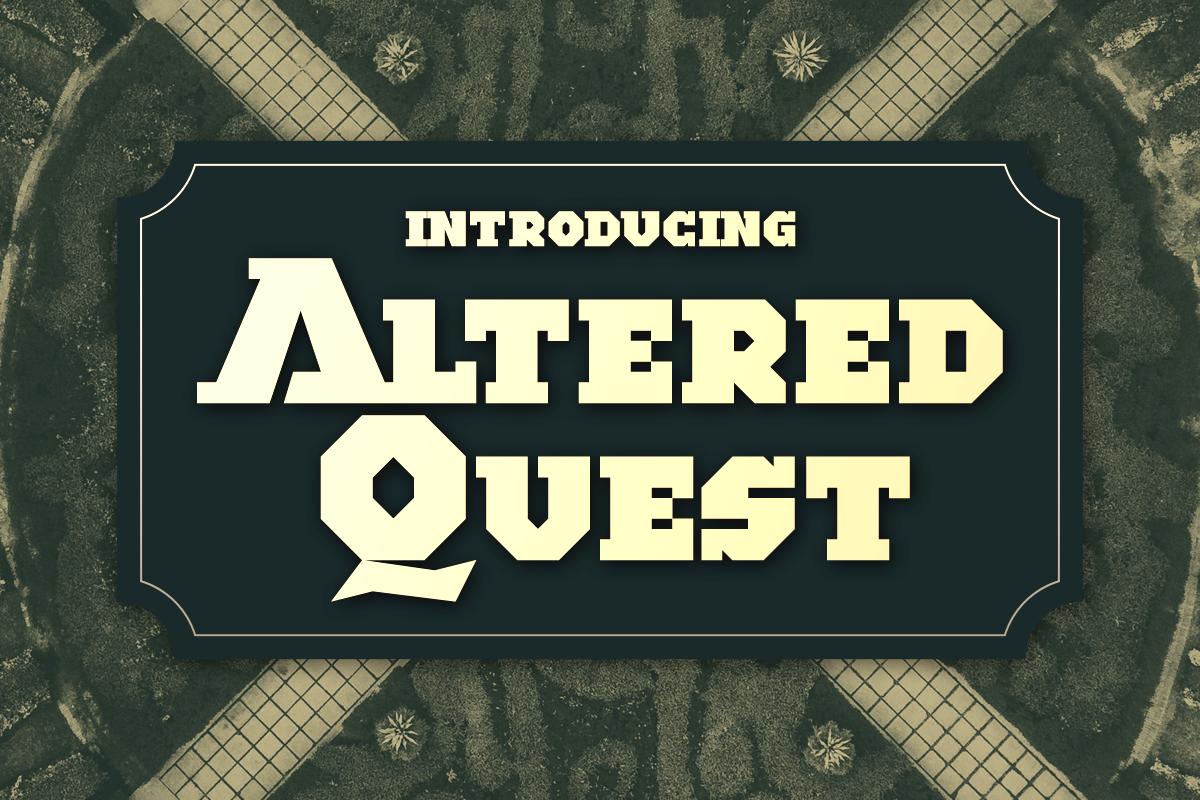Altered Quest Font