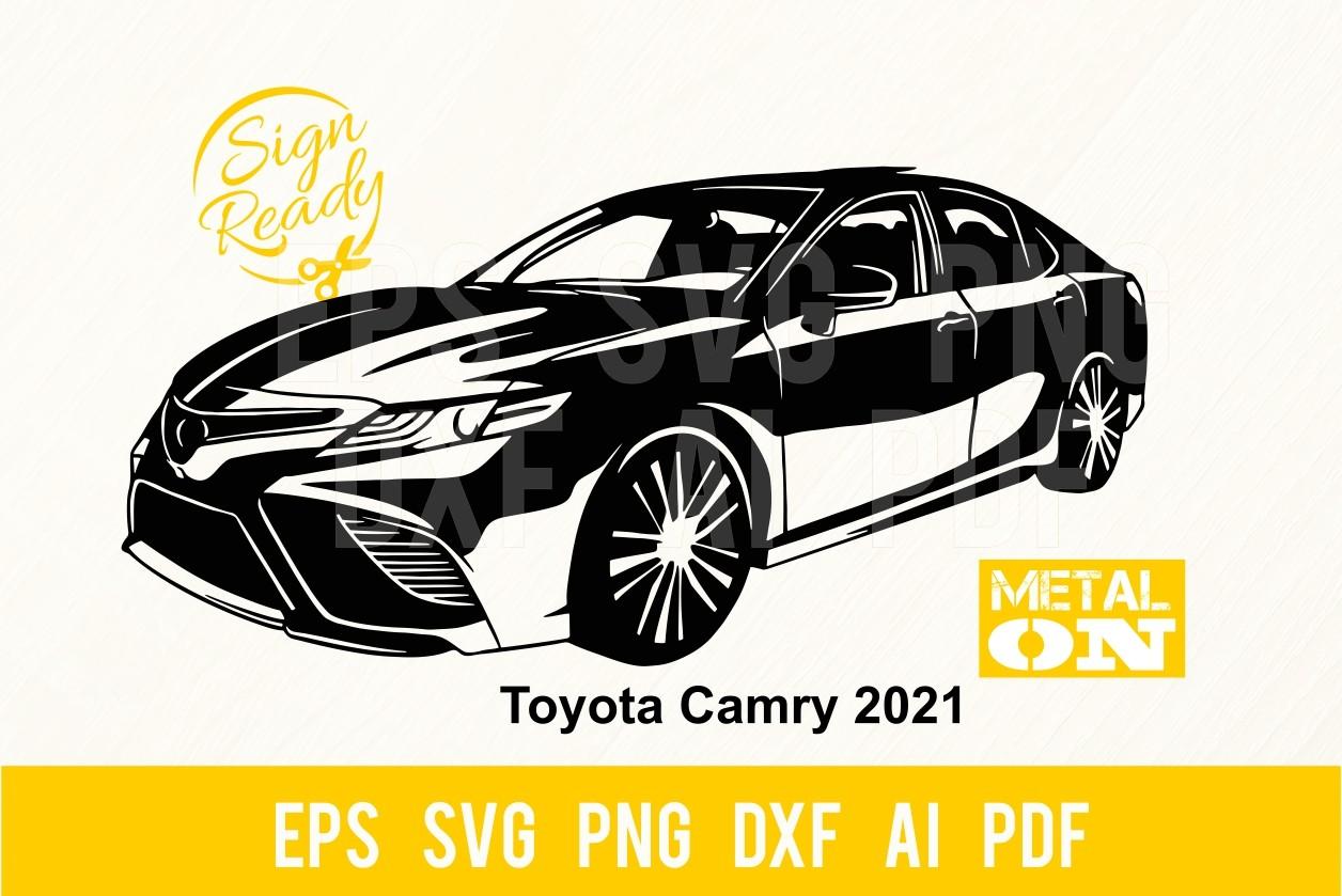 Toyota Camry 2021 Popular Car SVG