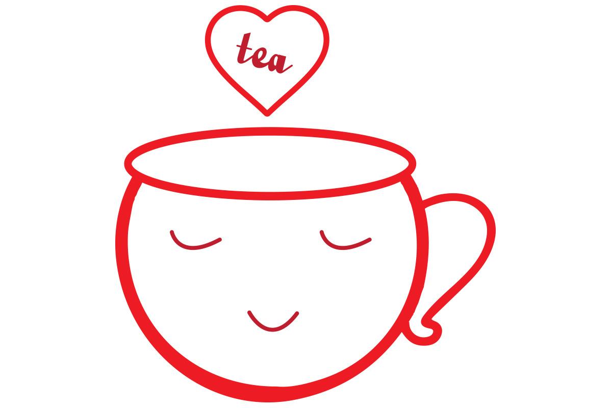Love Tea Vector