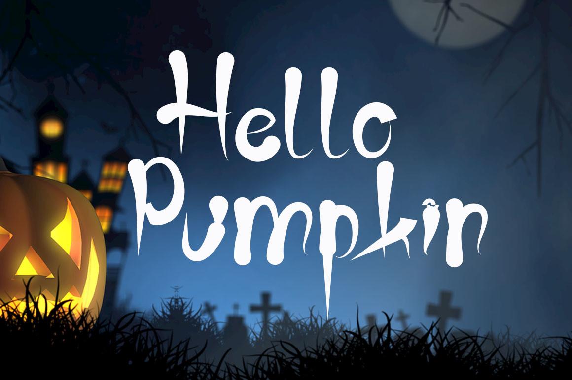 Hello Pumpkin Font