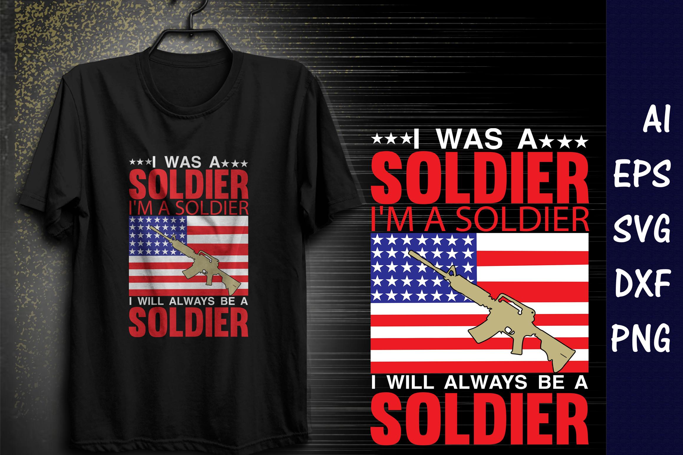 Printable Veteran T-shirt Design