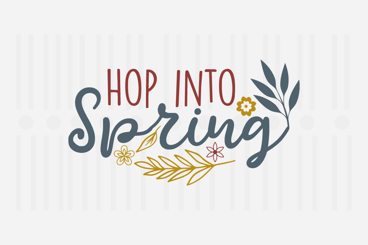 Hop into Spring,spring Svg