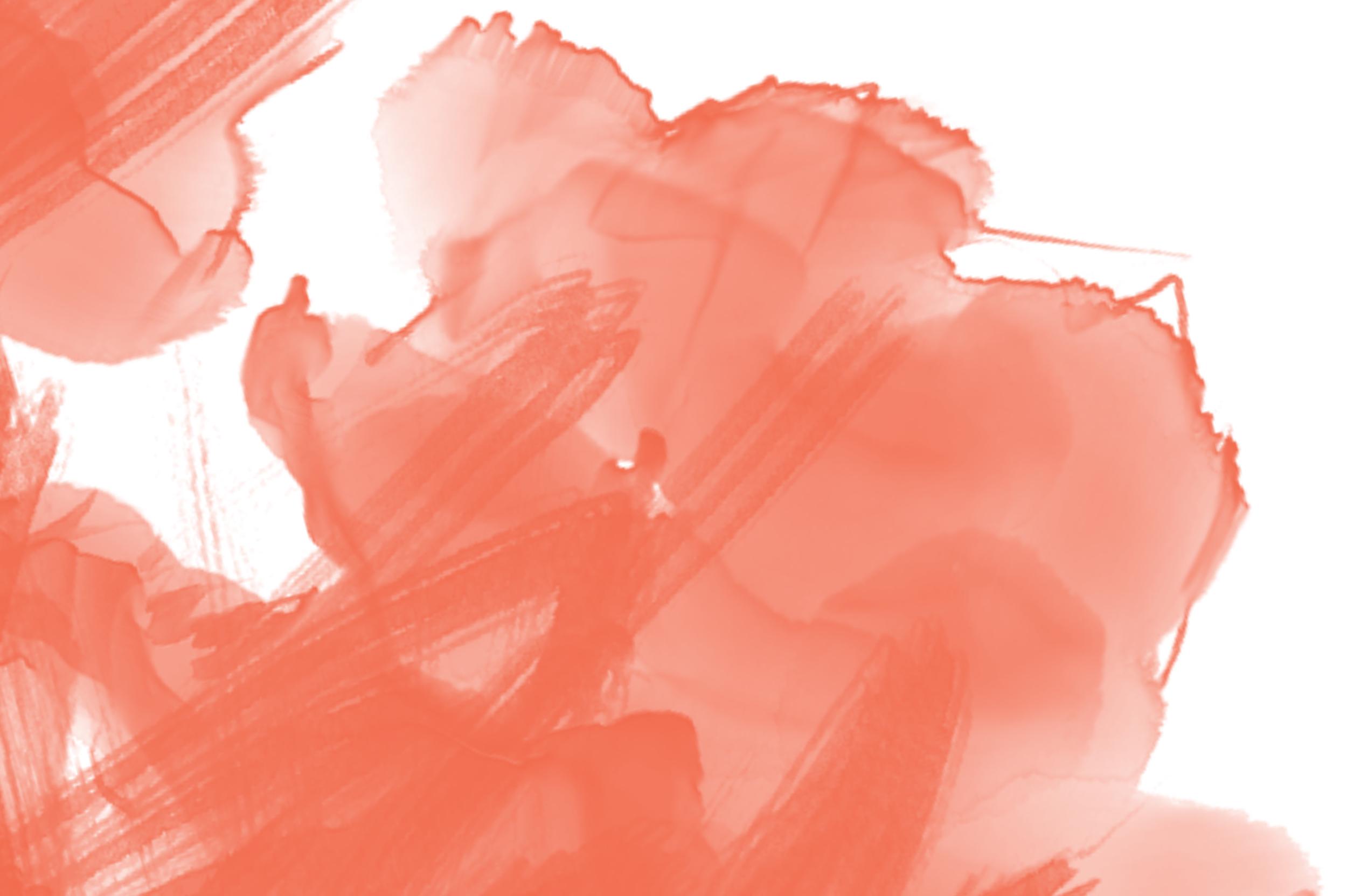 Watercolor Stains Wedding