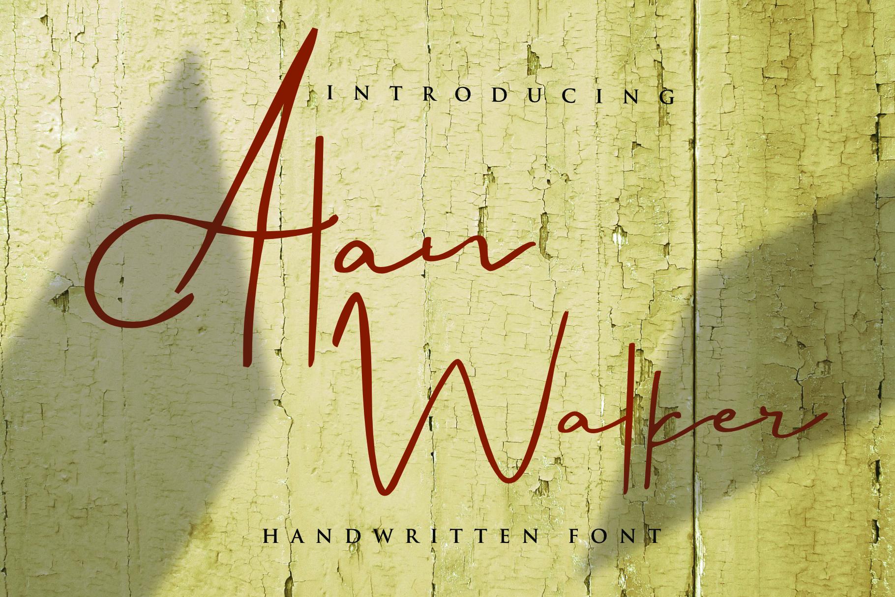 Alan Walker Font