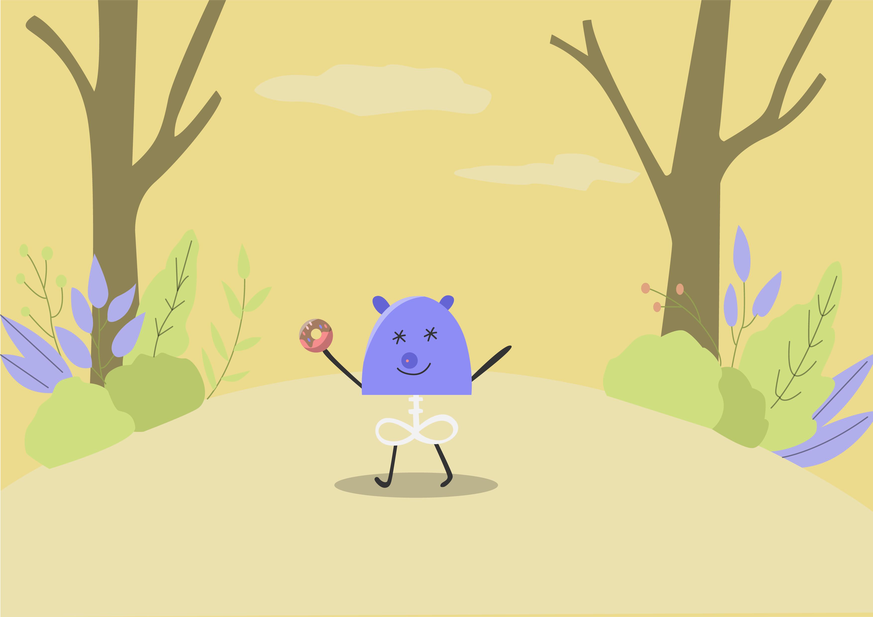 Cute Peanut Dumb Illustration #342