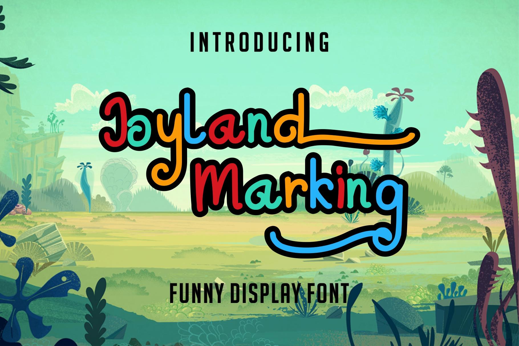 Joyland Marking Font