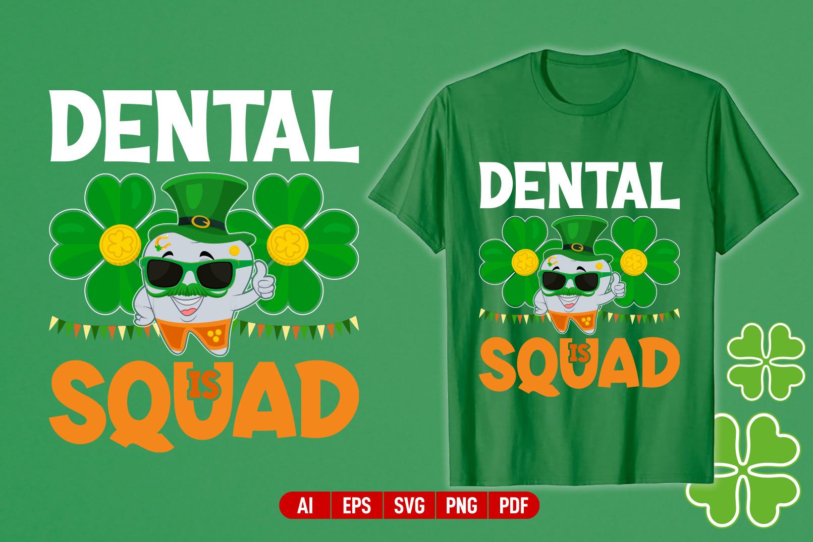 Dental St. Patrick’s Day T-shirt Design