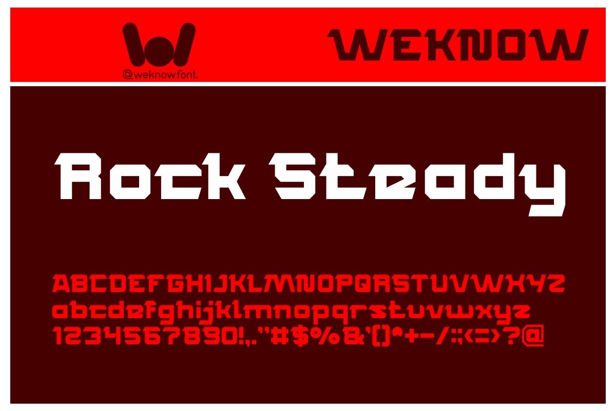 Rocksteady Font
