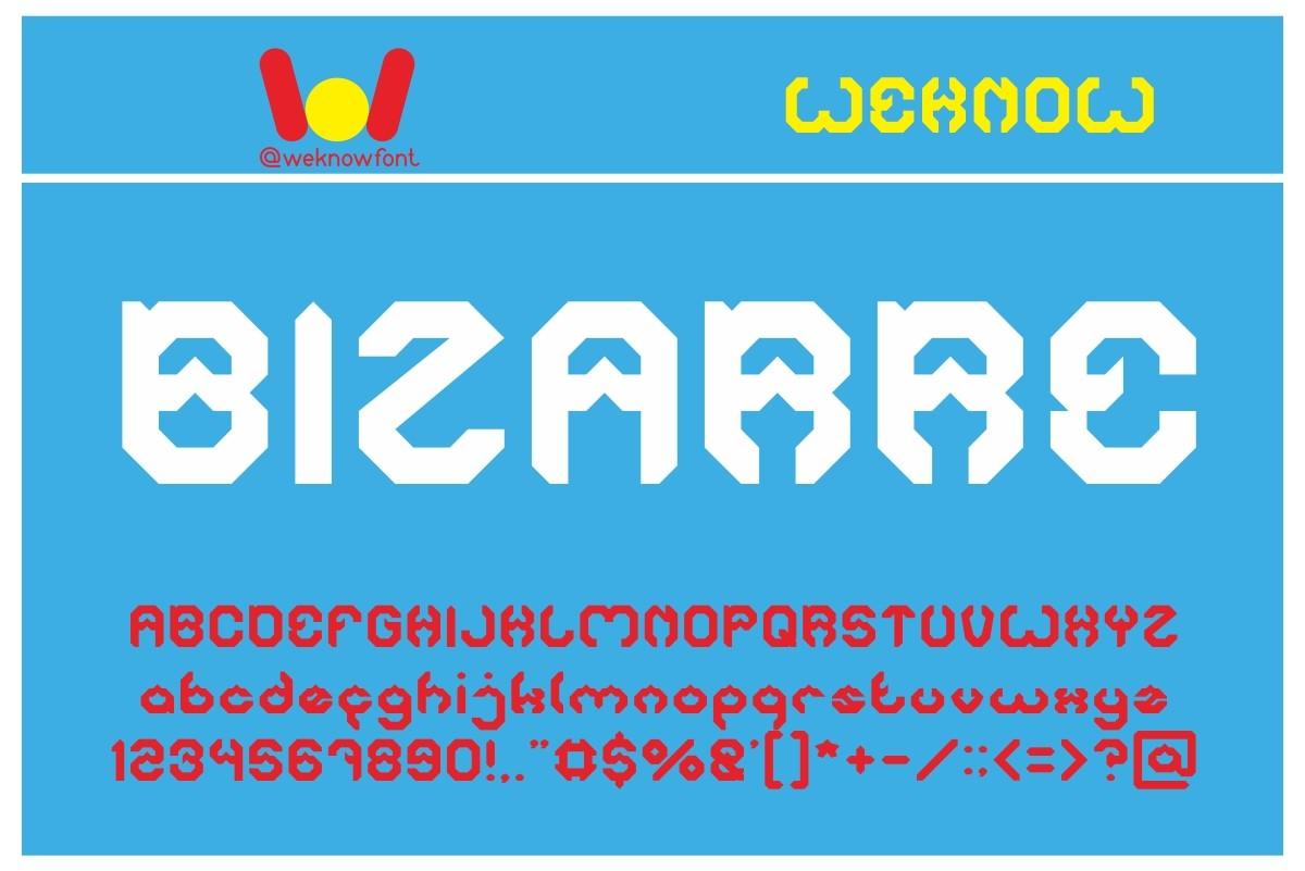 Bizarre Font
