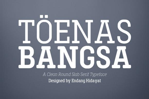 Toenas Bangsa Font