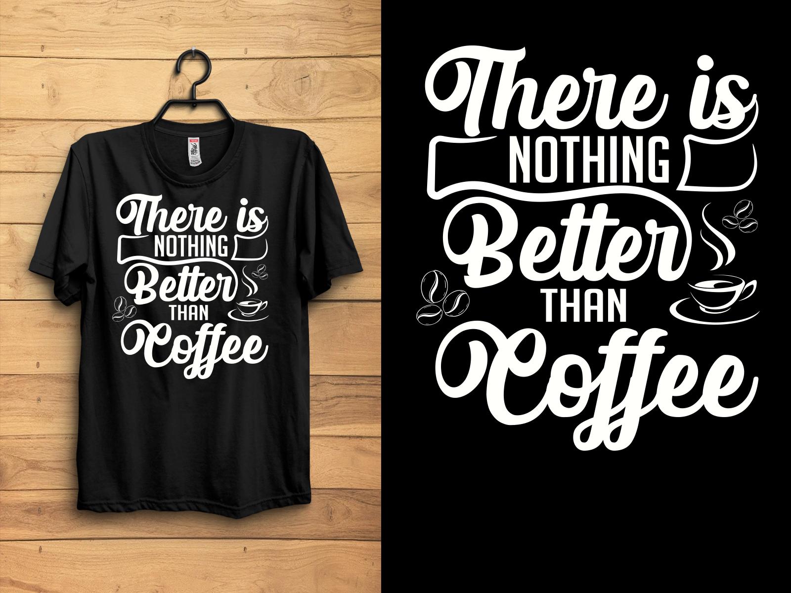 Coffee Typography T-shirt Design