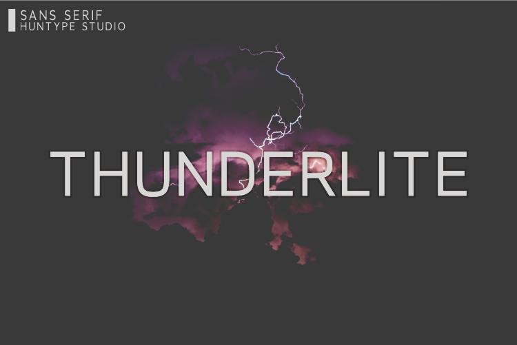 Thunderlite Font