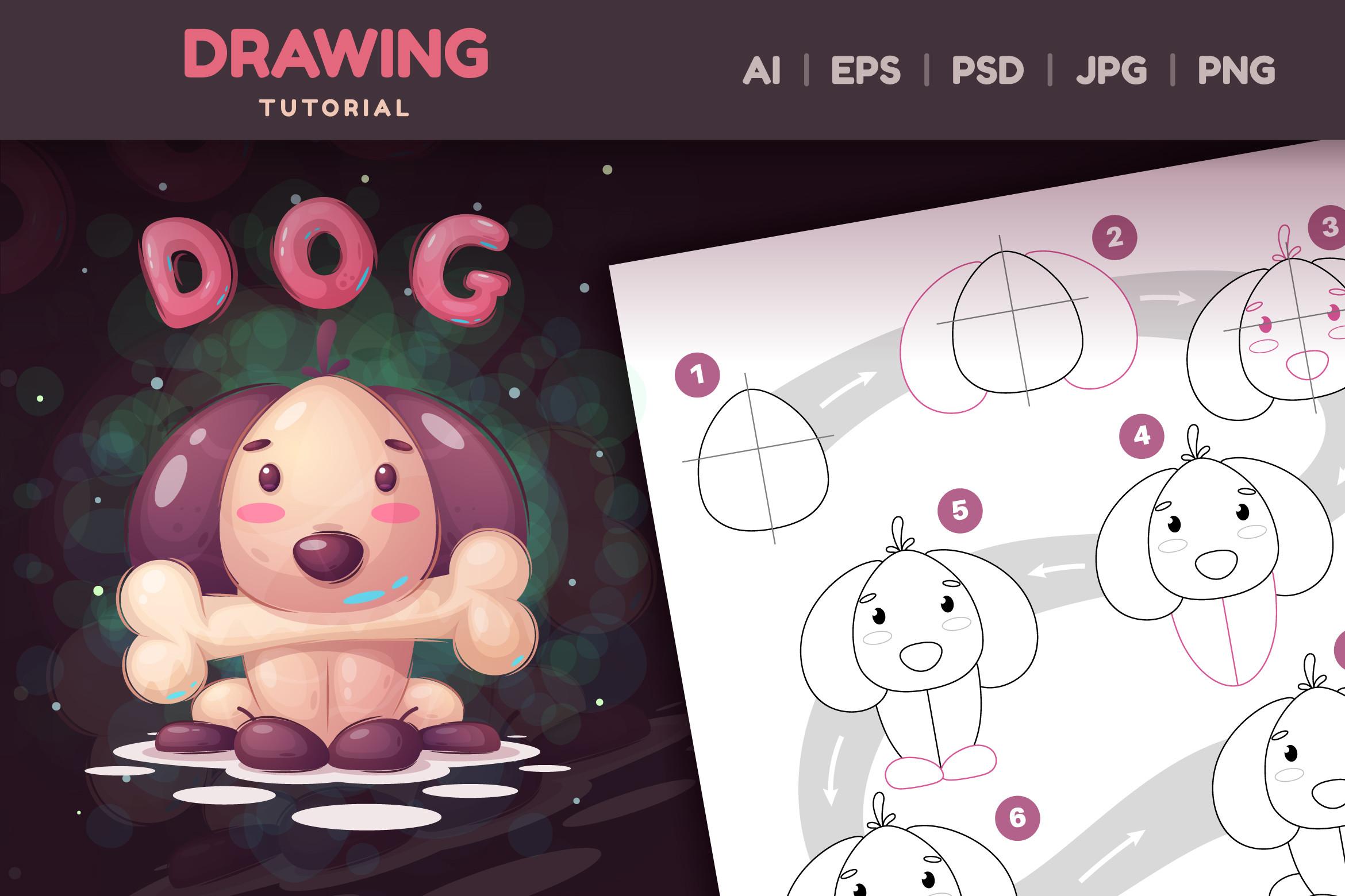 How to Draw Dog Step by Step