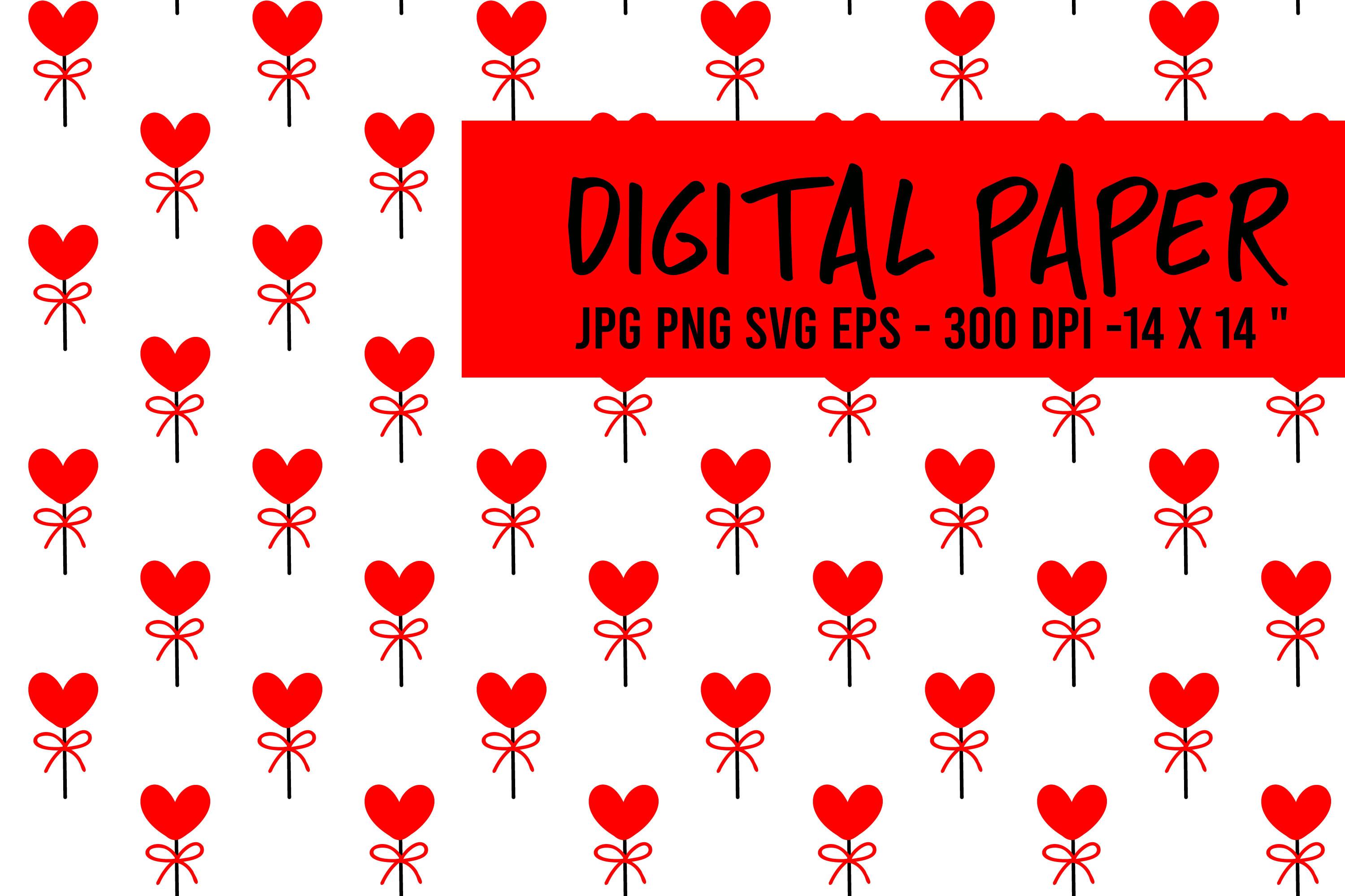 Valentine Pattern with Lollipops.