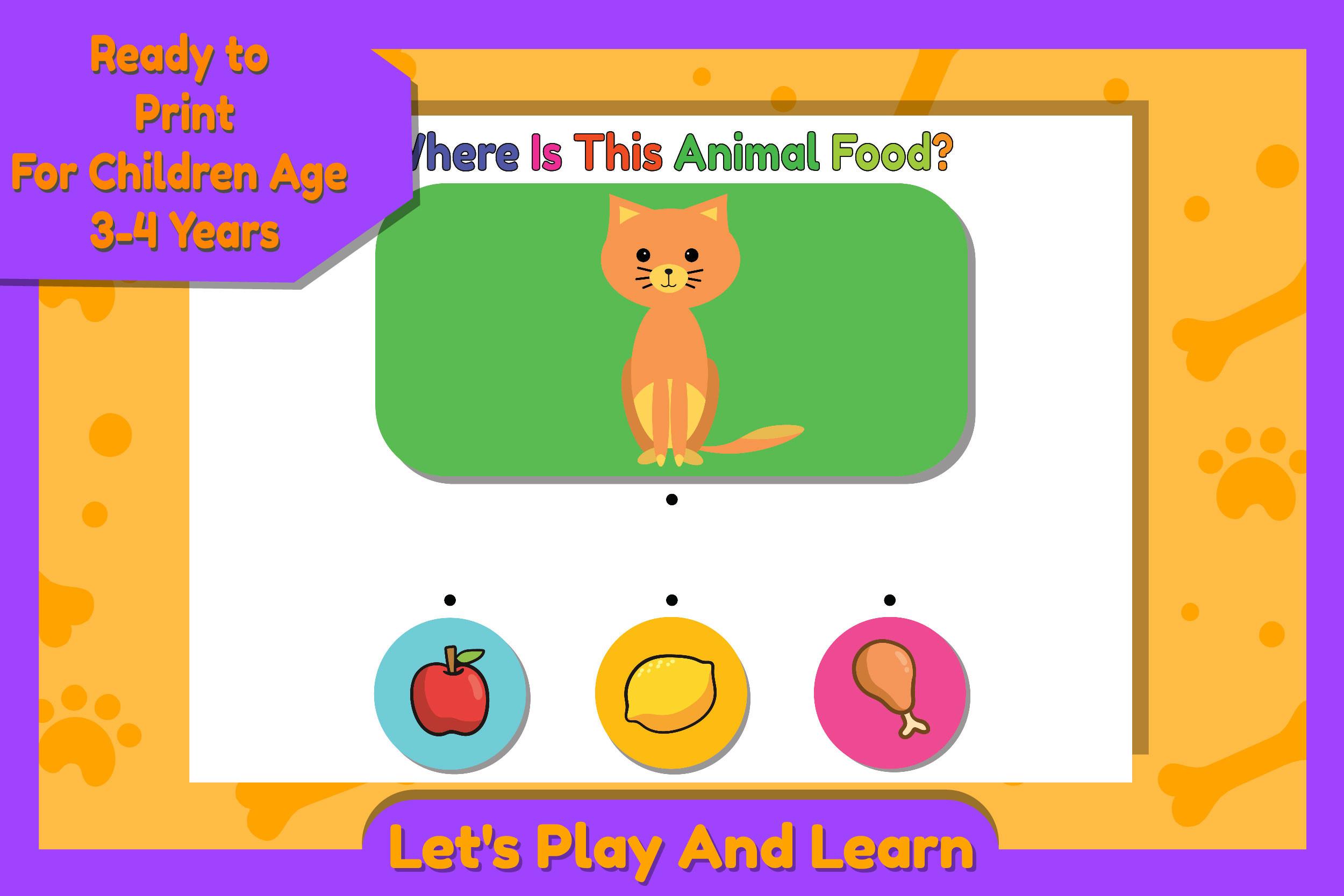 Teaching Material Matching Letter - Cat
