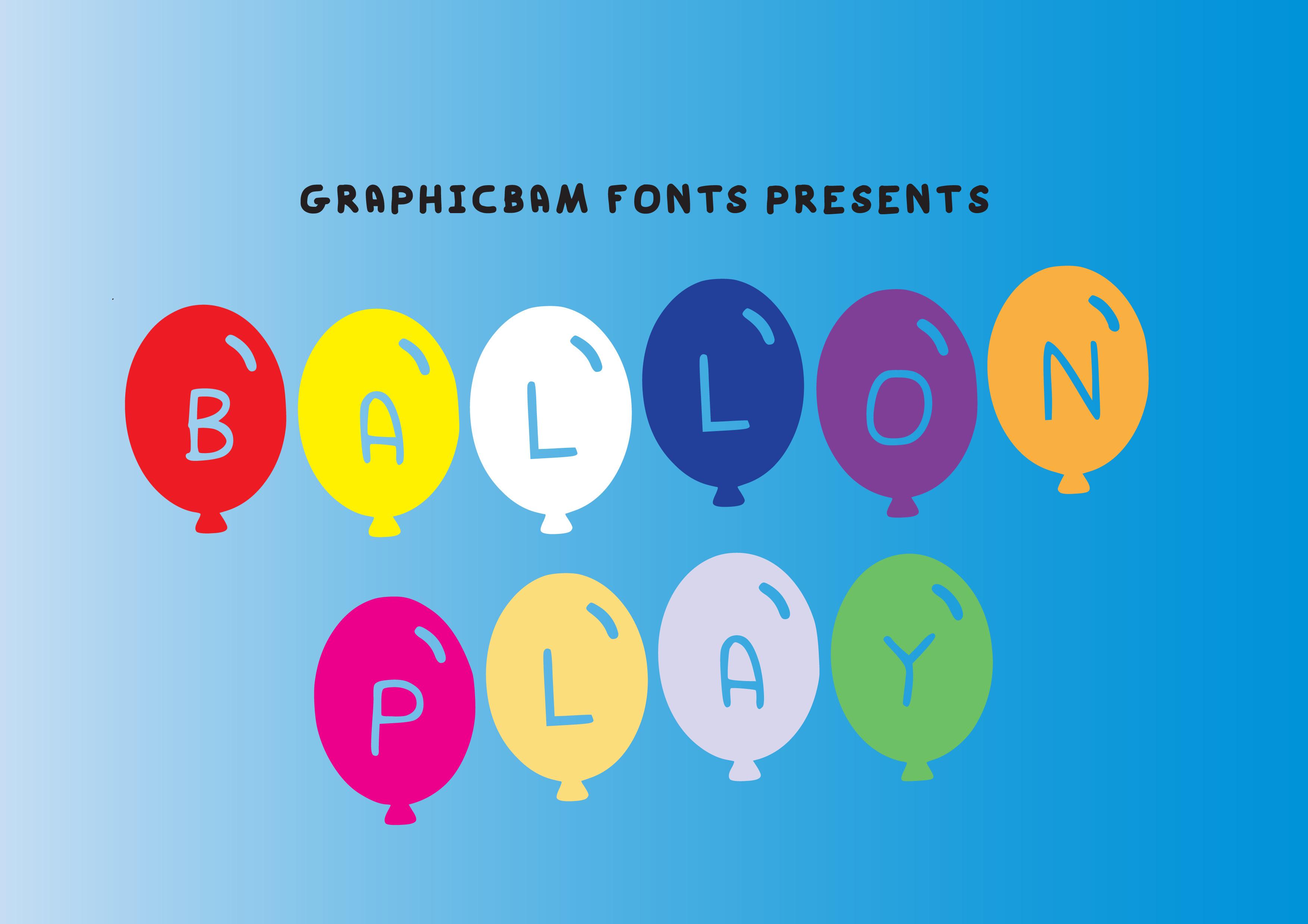 Balloon Play Font