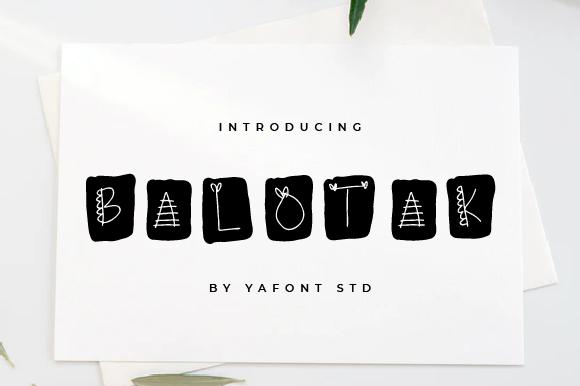 Balotak Font