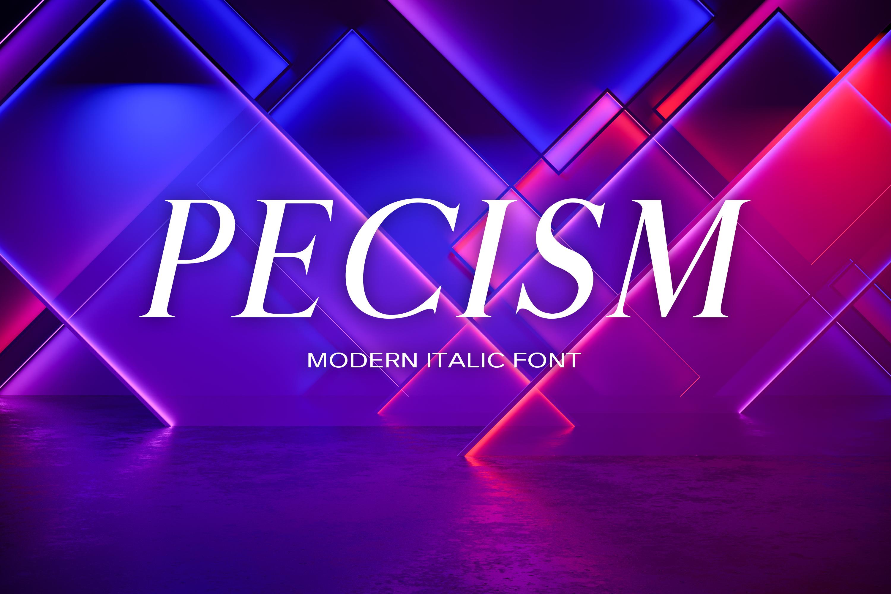 Pecism Font