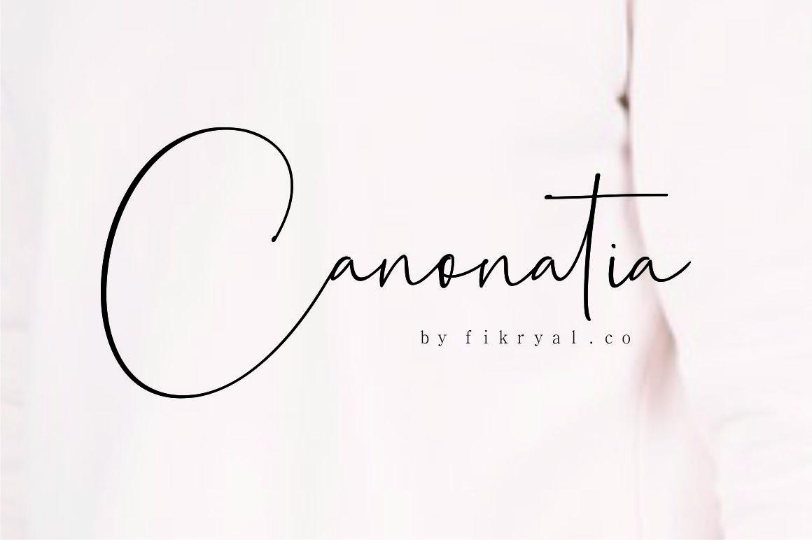 Canonatia Font