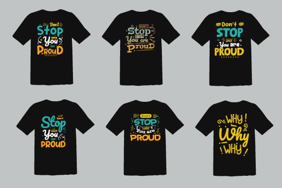 Typographic T Shirt Design 10