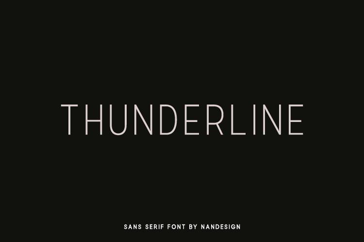 Thunderline Font