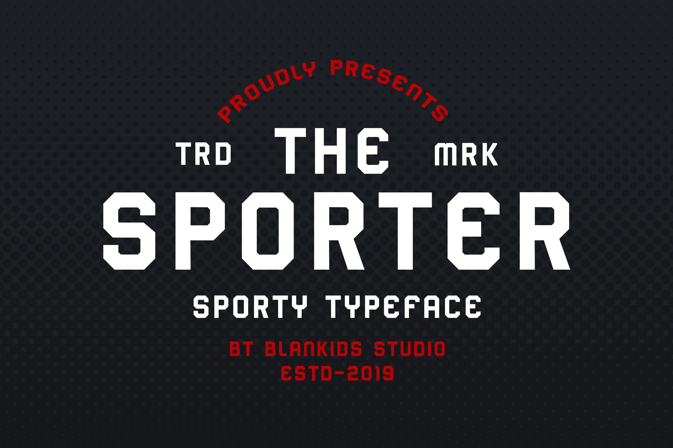 Sporter Font