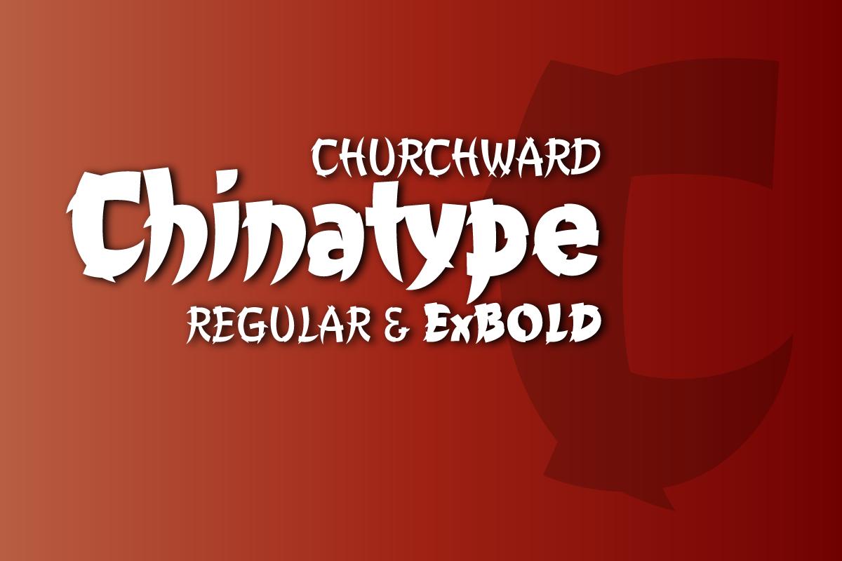 Churchward Chinatype Font