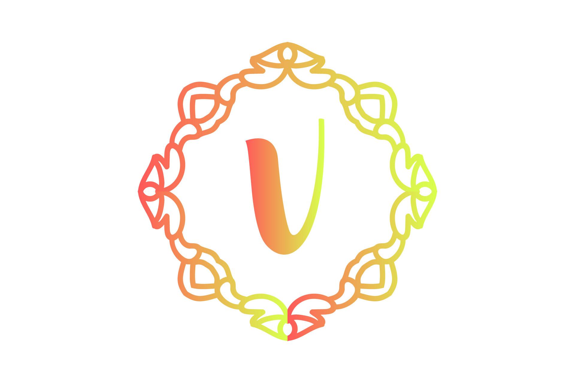 Monogram Creative Gradient Illustration