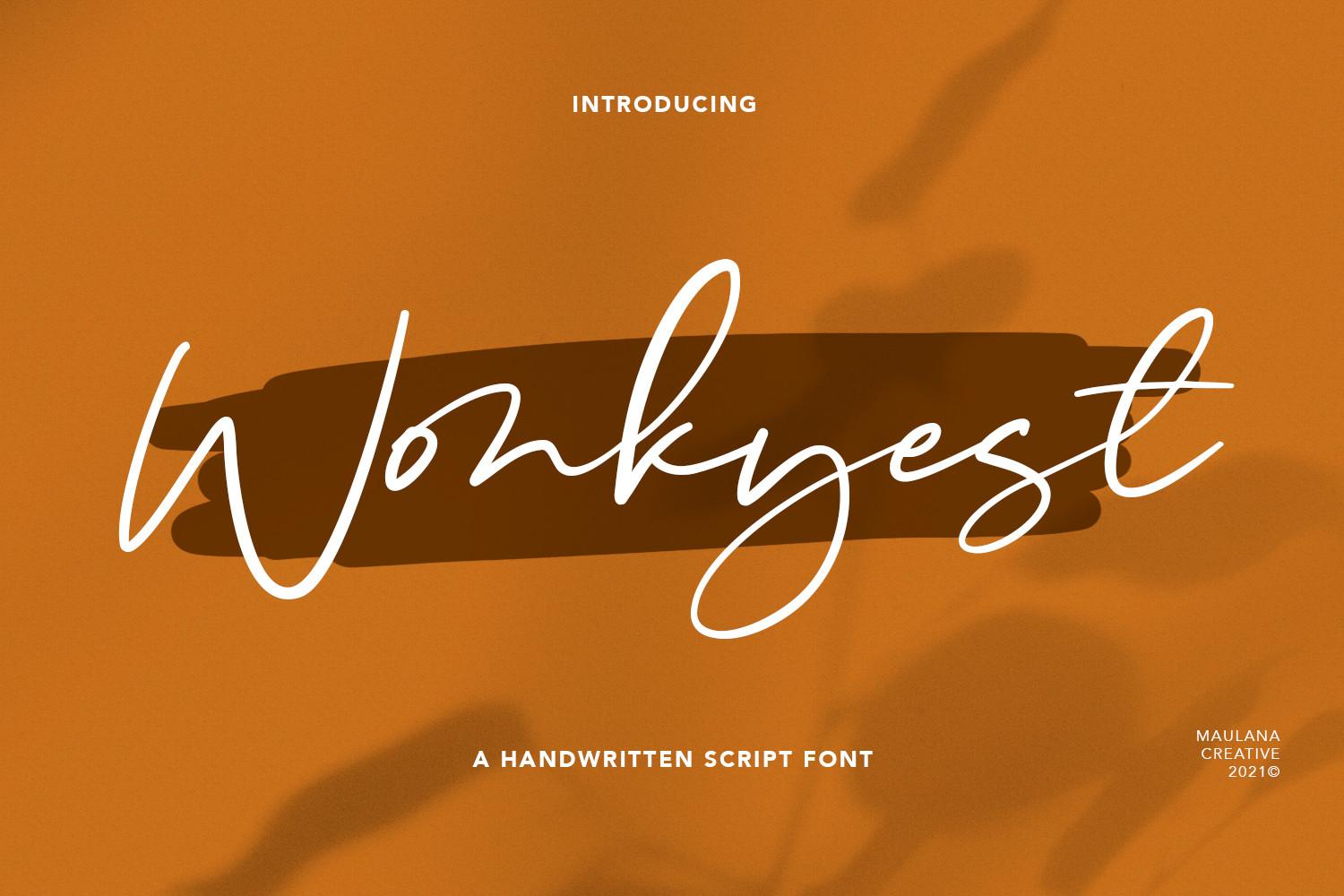Wonkyest Font