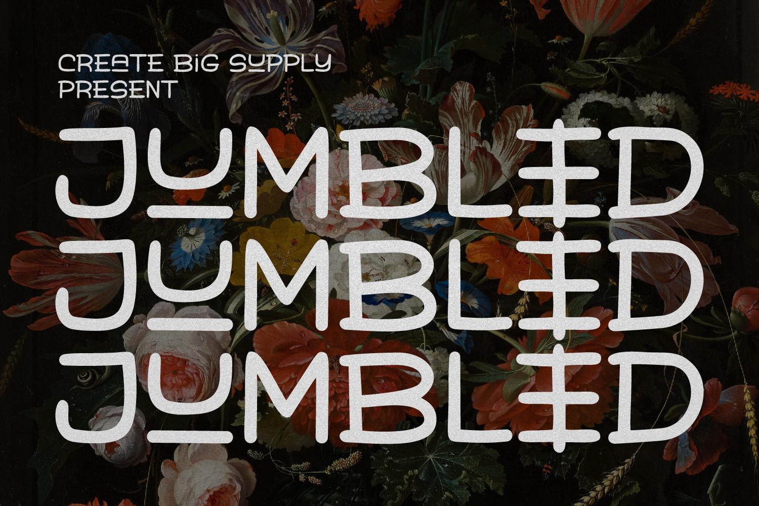Jumbled Font