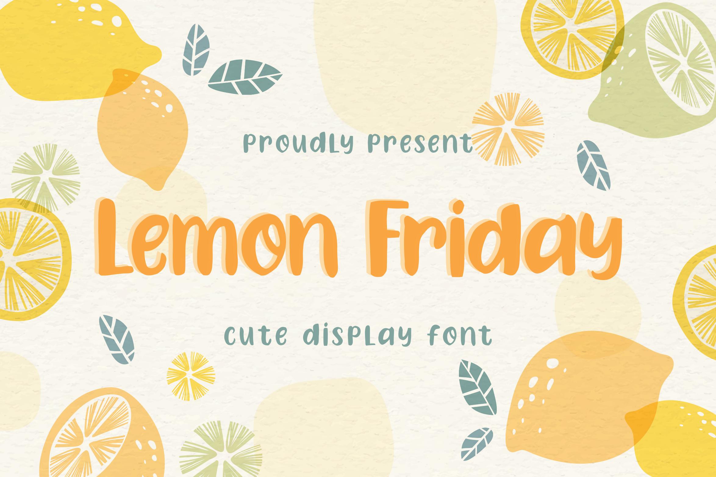 Lemon Friday Font
