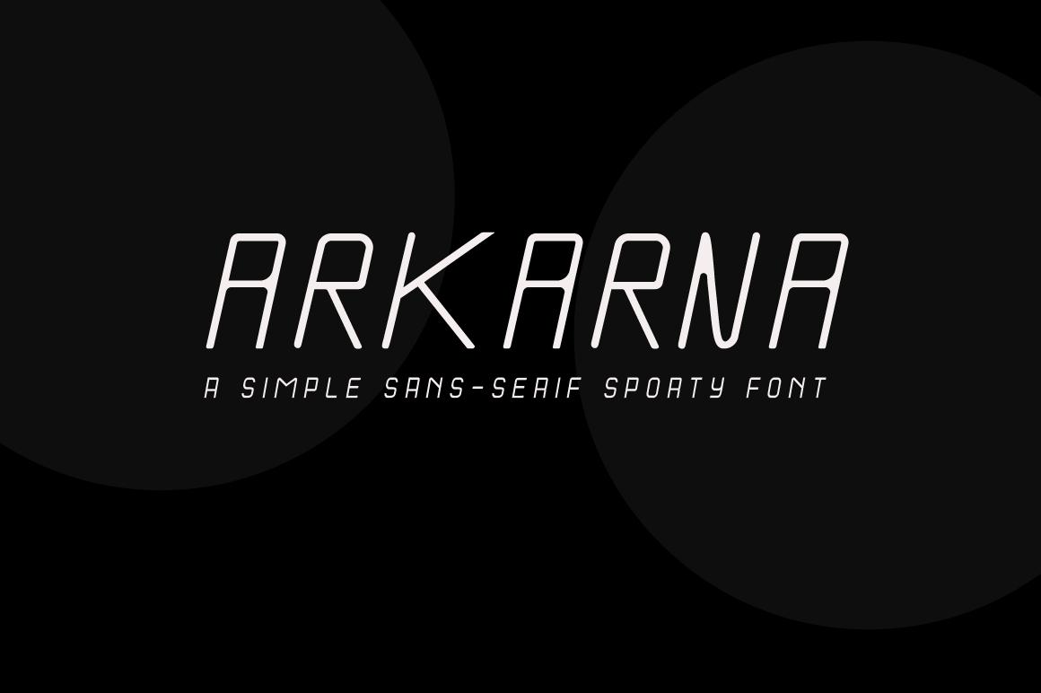Arkarna Font