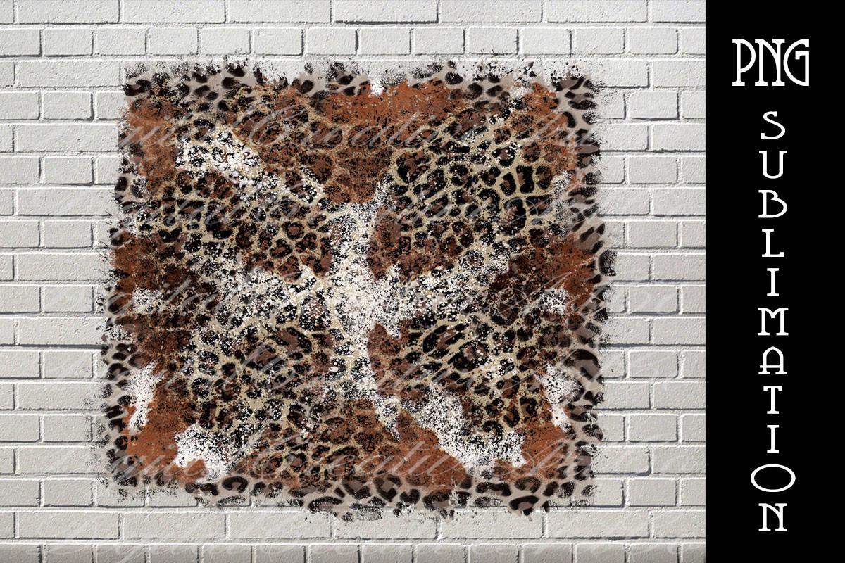 Western Sublimation Leopard Cowhide