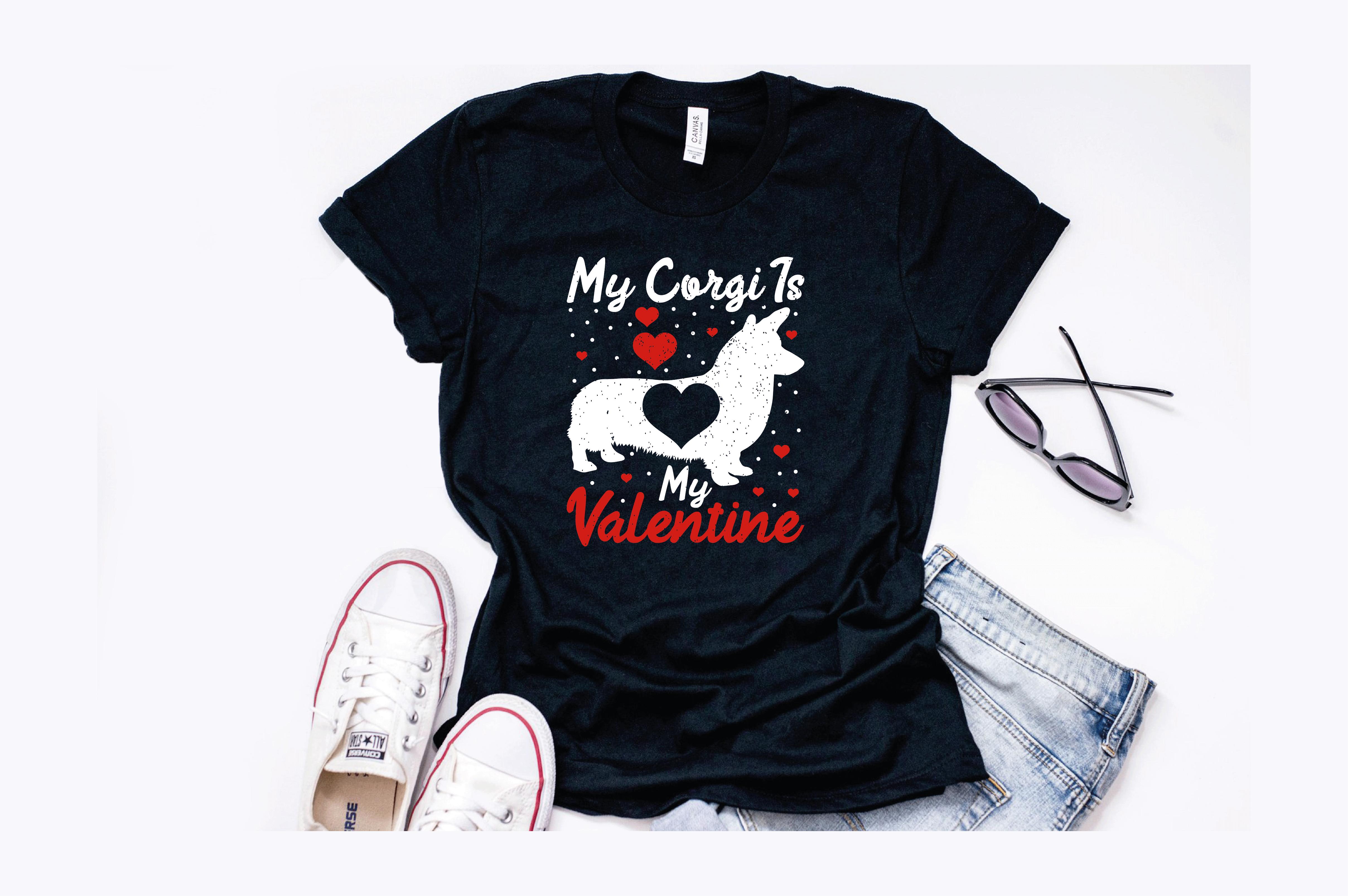 My Corgi is My Valentine T-Shirt