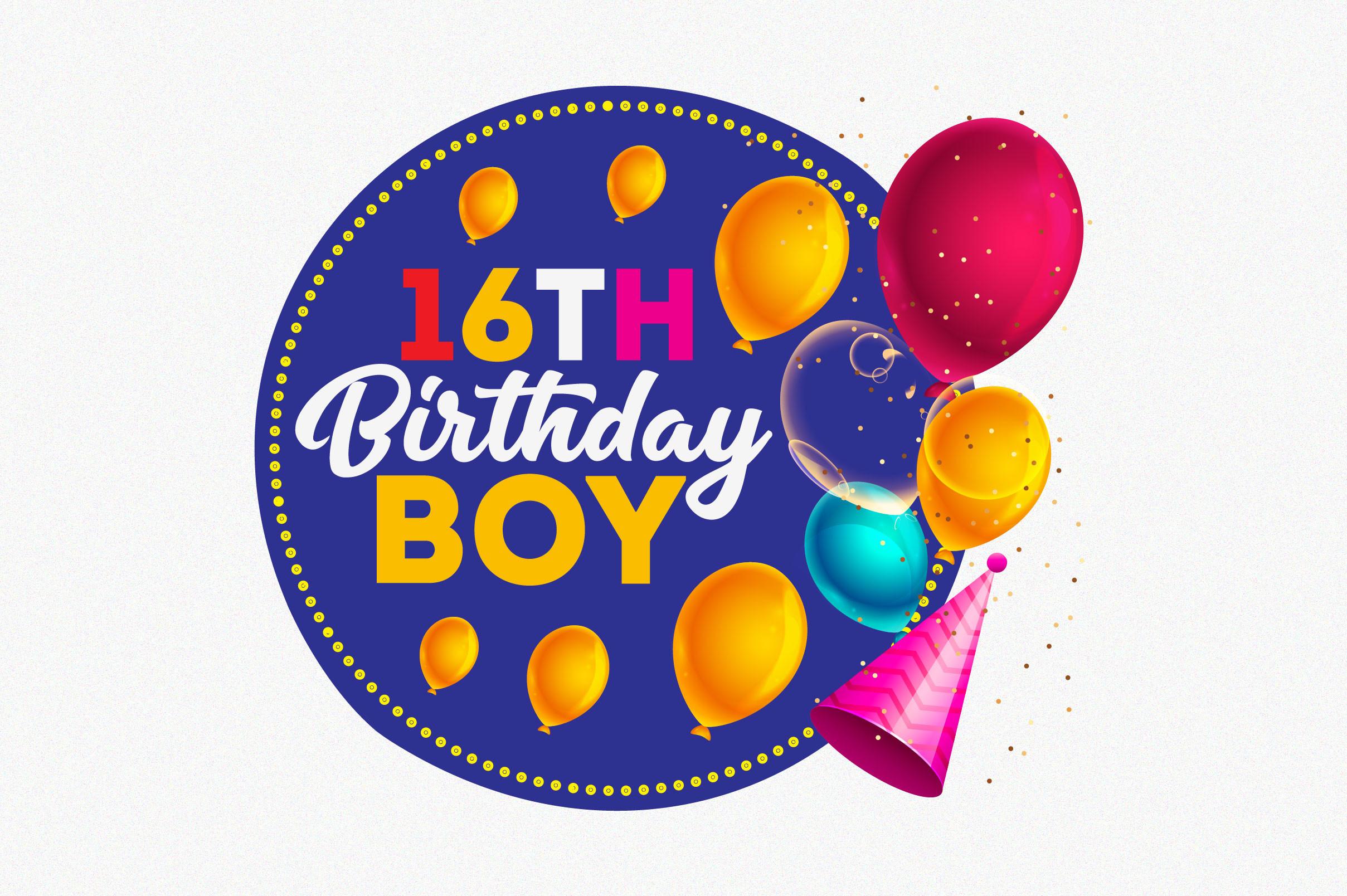 16th Birthday Boy