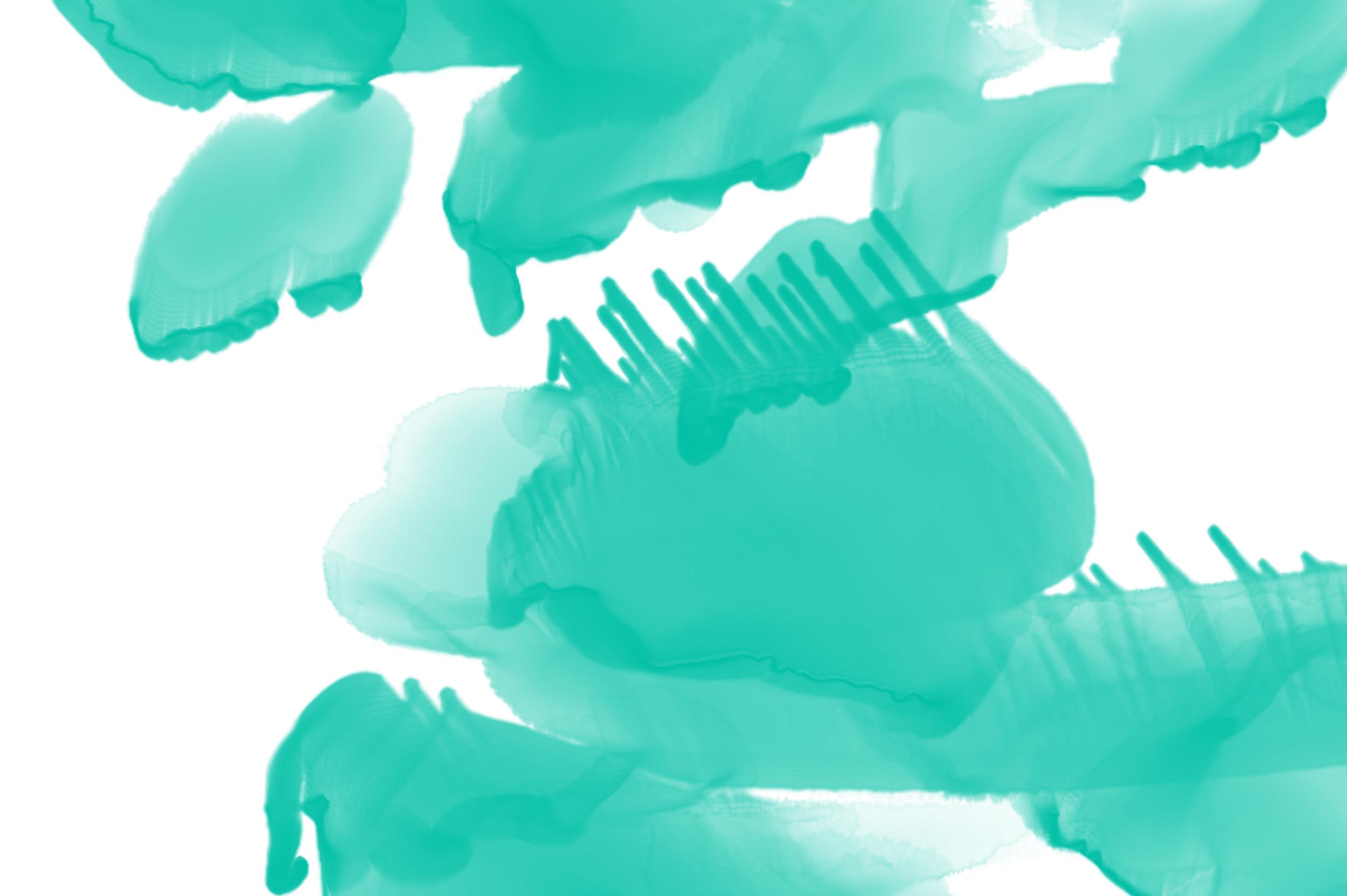 Watercolor Stains Wedding