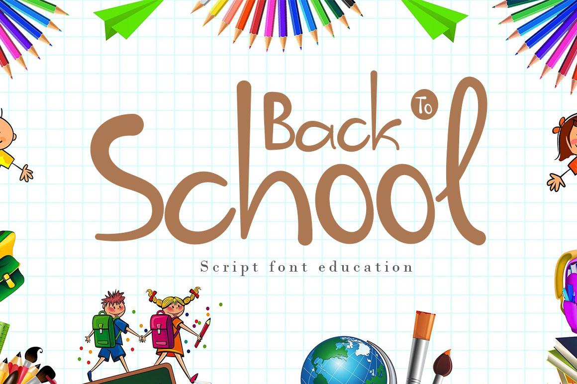 Back to School Font