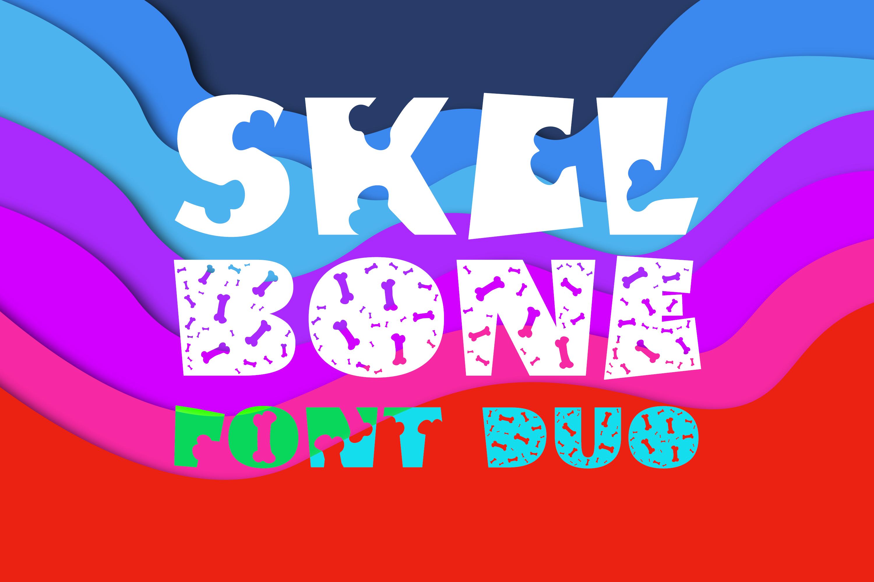 Skel Bone Duo Font