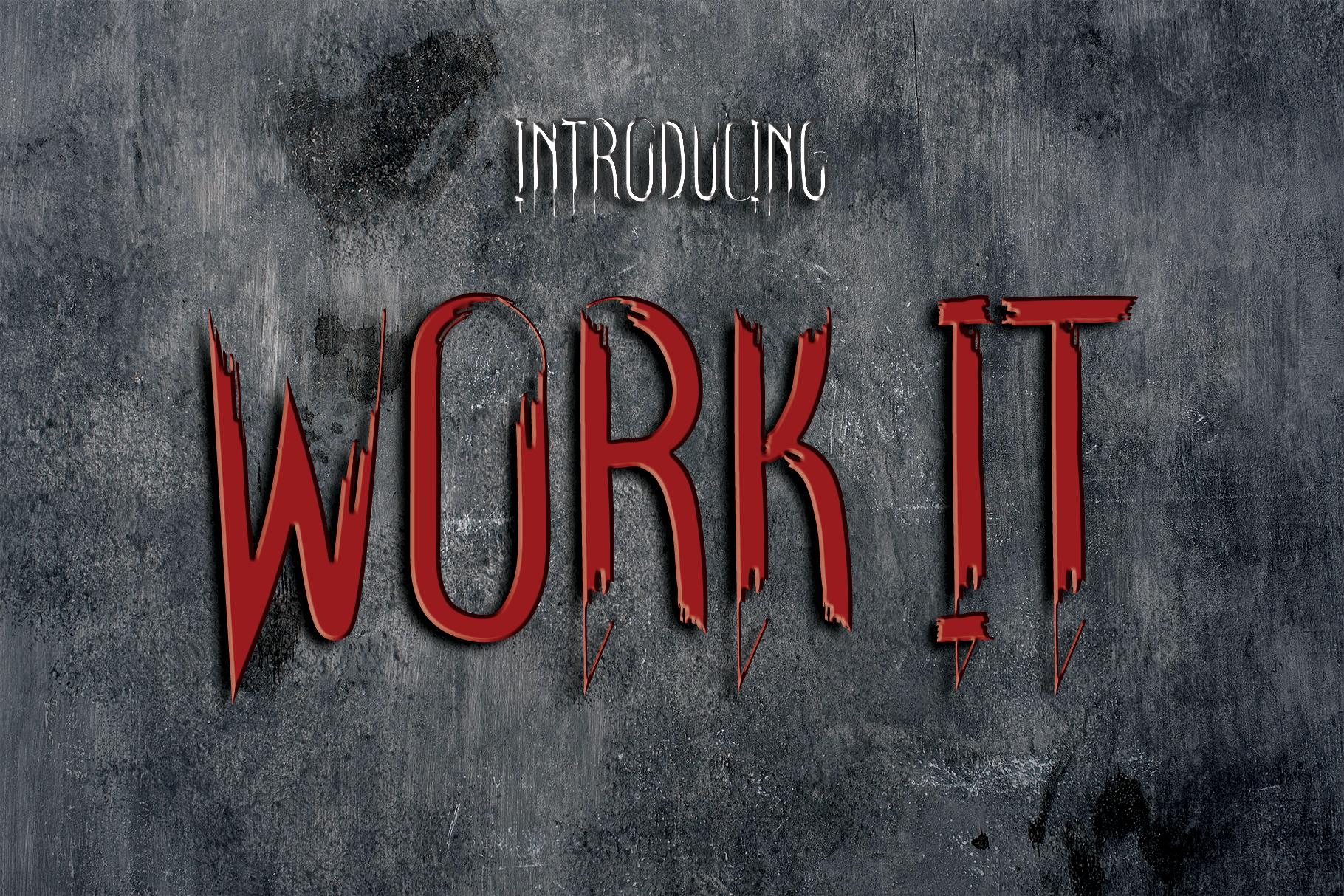 Work It Font